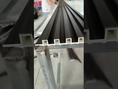 pannelli da parete a griglia in WPC pannelli da parete in 3D a lastra in PVC impermeabile pannelli a fiocco