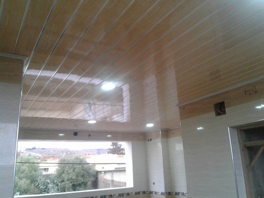 Light Weight PVC Wood Panels , Interior Pvc Cladding For Office / Hospital