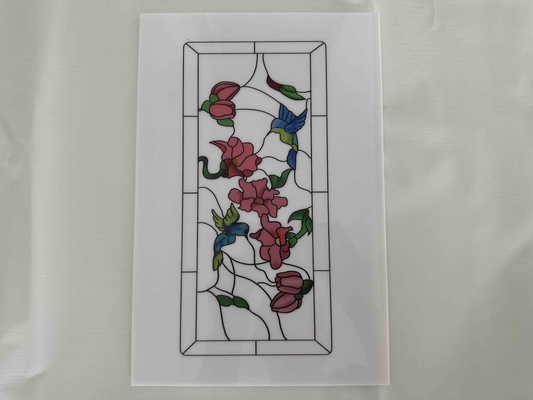 Impressioni di fiori di poliestireno per la decorazione PS plastico laminati a colori