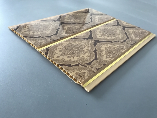 200 linea dorata di stampa pannelli del × 6mm del PVC del soffitto per la decorazione del ristorante