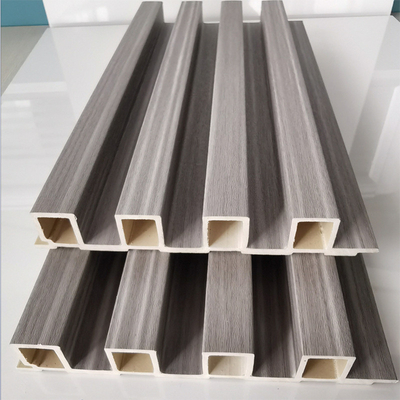 pannello di parete in WPC a fiocco impermeabile, rivestimento di parete in pvc, pannello decorativo in fibra di bambù, rejilla de pvc
