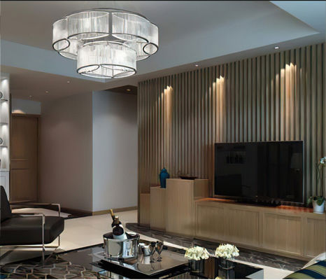 23 mm pannello a parete in PVC a piombo impermeabile interno Wpc rivestimento in fibra di bambù Rejilla De Pvc decorativo