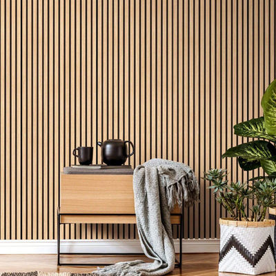 Pannello murale WPC Fair Rate B1 per interni, design cavo 3D personalizzato per pareti interne