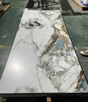 Pannelli di PVC UV impermeabili pannelli di marmo per pareti pannelli decorativi ad alta lucentezza