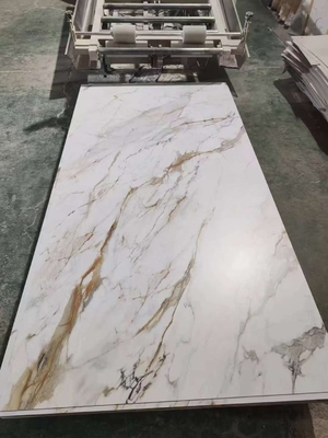 Pannelli di PVC UV impermeabili pannelli di marmo per pareti pannelli decorativi ad alta lucentezza