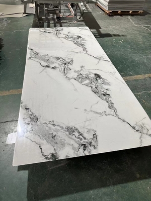 Pannelli di PVC UV impermeabili pannelli di marmo per pareti pannelli decorativi ad alta lucentezza