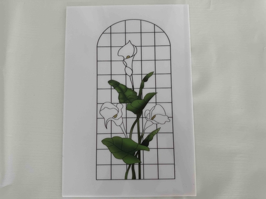 Impressioni di fiori di poliestireno per la decorazione PS plastico laminati a colori