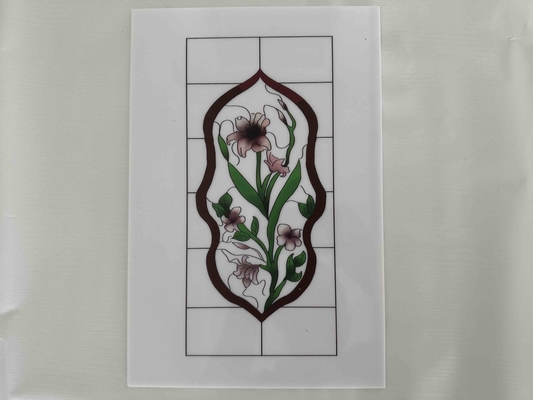 Impressioni di fiori di poliestireno per la decorazione PS plastico laminati a colori