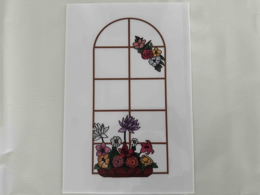 Impressioni di fiori di poliestireno per la decorazione PS plastico laminati a colori