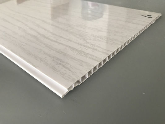Pannelli in PVC piatti in legno da 2,5 kg, lucidi, per soffitto di appartamento, pannello in PVC effetto legno lucido per l'America Latina