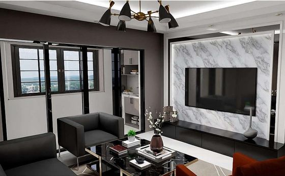 4 * 8ft pannello di marmo UV di colore popolare PVC fogli di marmo UV più economici pannello murario decorativo facile da installare