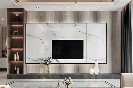 pannello murale in marmo UV color grigio, impermeabile, in plastica, per bagno, popolare, marmol UV in America Latina