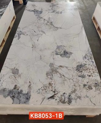 Pannelli decorativi per pareti in SPC per cartongesso da 3 mm 3D Popolari in marmo pvc uv