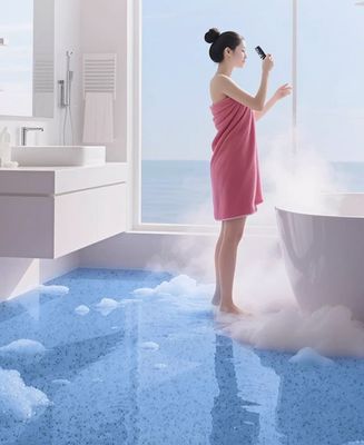 Vernice autolivellante epossidica color sabbia per pavimenti in calcestruzzo, materiale da costruzione, vernice per pavimenti, rivestimento liquido per pavimenti