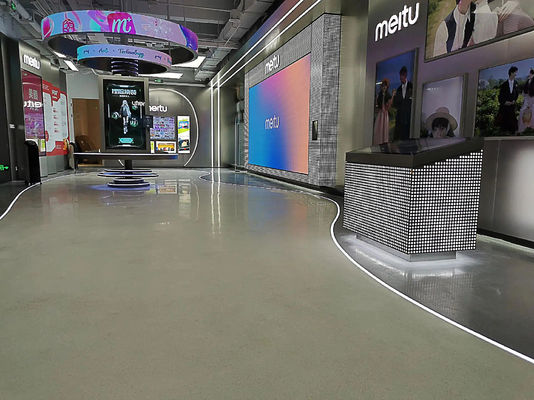 Pavimento in marmo epossidico resistente, vernice autolivellante ecologica per pavimenti, rivestimento economico per pavimenti in resina epossidica con sabbia colorata