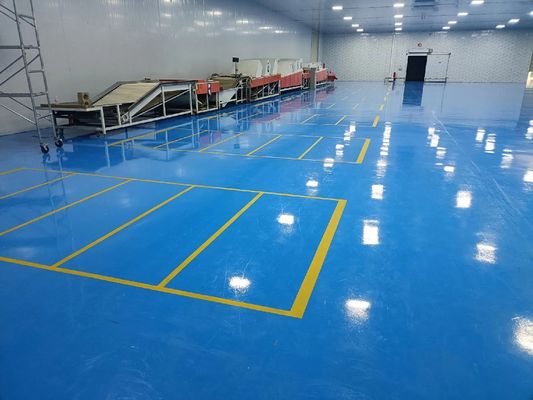 Pavimento in marmo epossidico resistente, vernice autolivellante ecologica per pavimenti, rivestimento economico per pavimenti in resina epossidica con sabbia colorata