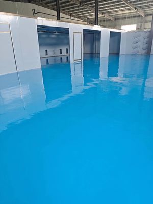 Pavimento in marmo epossidico resistente, vernice autolivellante ecologica per pavimenti, rivestimento economico per pavimenti in resina epossidica con sabbia colorata