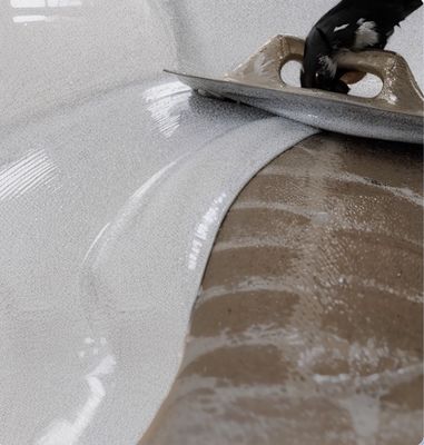 Vernice per pavimenti in sabbia colorata epossidica facile da installare per uso esterno Verniciatura epossidica al quarzo a due componenti Pavimentazione epossidica colorata
