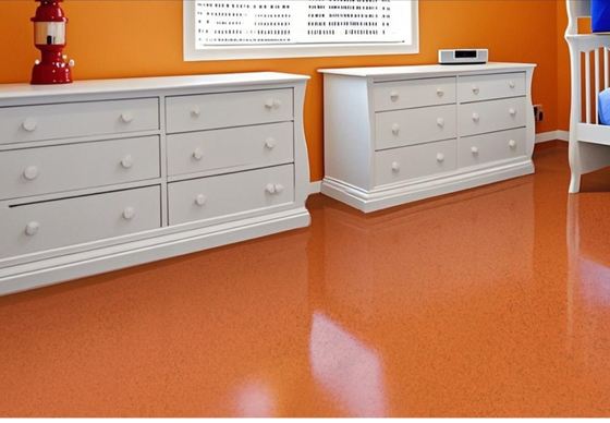 Vernice autolivellante bicomponente per pavimenti in resina epossidica effetto marmo, ecologica Rivestimento per pavimenti in resina epossidica per uso domestico, pavimento in sabbia colorata