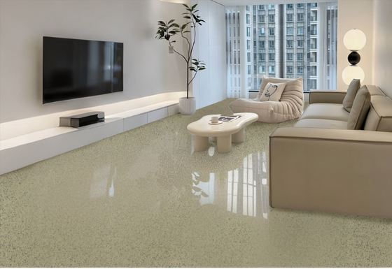Vernice autolivellante bicomponente per pavimenti in resina epossidica effetto marmo, ecologica Rivestimento per pavimenti in resina epossidica per uso domestico, pavimento in sabbia colorata