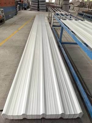 1070mm Blanca Tejas de UPVC con cresta alta 2mm Teja termoacustica UPVC Ecoroof techos de UPVC popolare in America Latina