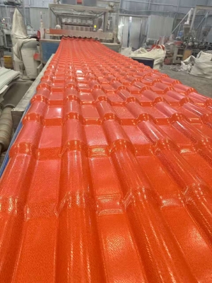 Materiale per coperture di magazzini: lastre in UPVC da 2 mm, tegole in UPVC per coperture di fabbriche, lunga durata, lamiera ondulata in PVC bianca