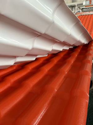 Soundproof colored UPVC roofing sheet Black pvc roof tiles Light weight UPVC wave sheets for external roof Weather resistant PVC roof shed