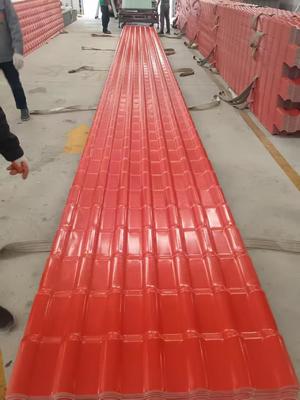 Tegole per tetti in UPVC ASA Popolari Lastre di copertura in plastica Colore coloniale esterno Spagnolo