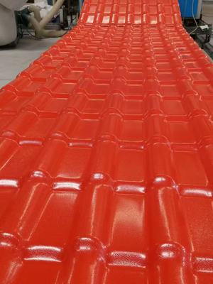 Tegole per tetti in UPVC ASA Popolari Lastre di copertura in plastica Colore coloniale esterno Spagnolo