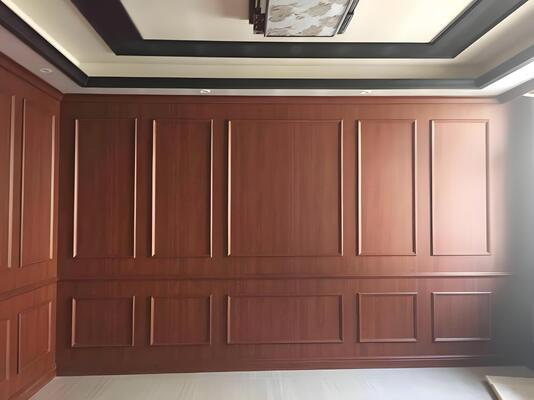 5 mm/8 mm di spessore piastra di cristallo di carbonio bambù fibra di carbone legno facciata PVC carta di schiuma per decorazioni murali interne