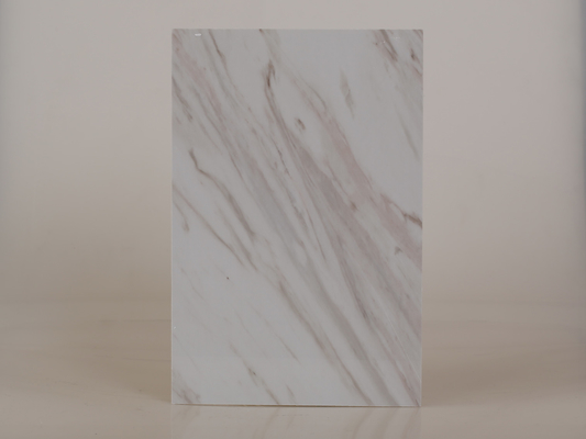 Colore di marmo esteriore solido 1.22M*2.44M dei pannelli di parete del PVC del rivestimento UV