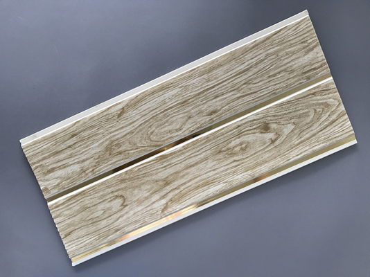 Pannelli di legno su misura del PVC del bagno di plastica, pannelli di rivestimento del soffitto del bagno