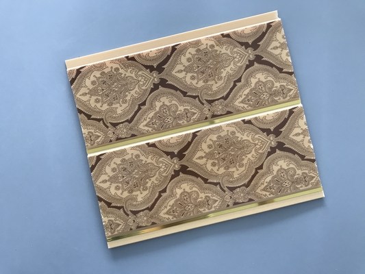 200 linea dorata di stampa pannelli del × 6mm del PVC del soffitto per la decorazione del ristorante