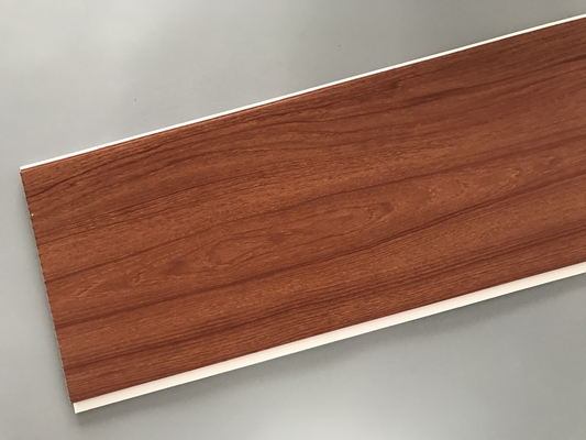 Il laminato di legno amichevole della plastica del PVC di Eco riveste il × di pannelli piano 5.95m del × 8mm di forma 250