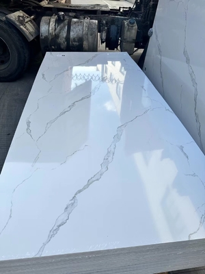 vendita a caldo 3 mm foglio di marmo UV pannello di parete in PVC bianco 1220*2440mm pannello UV per parete decorativa interna