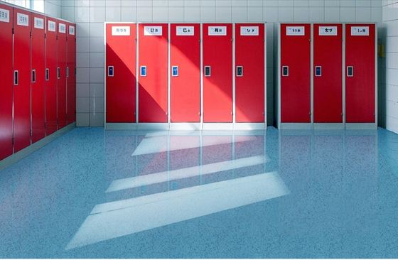 Vernice epossidica colorata con sabbia per pavimenti in calcestruzzo, materiale per pavimentazione, verniciatura autolivellante